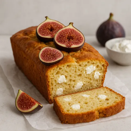 cake de figues au chèvre frais
