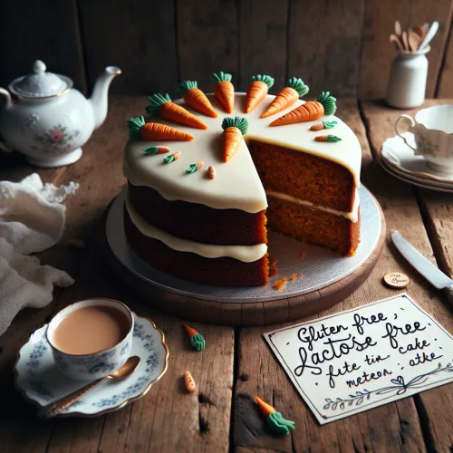 Carrot cake sans gluten et sans lactose pour Janessa