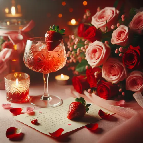 cocktail de saint valentin
