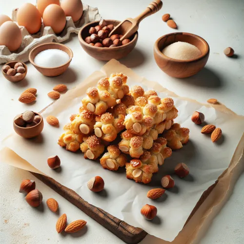 croquants aux noisettes et aux amandes