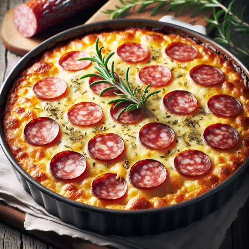 gratin au saucisson