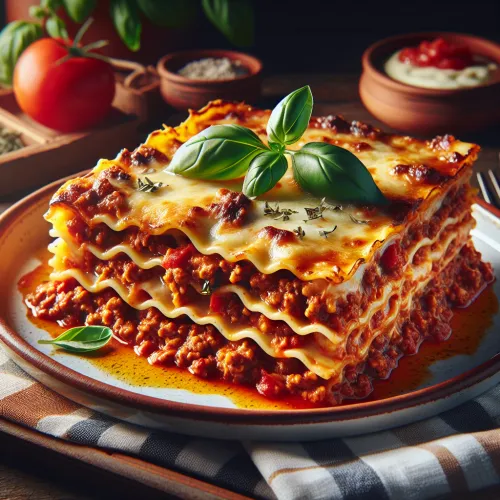 Lasagnes à la bolognèse