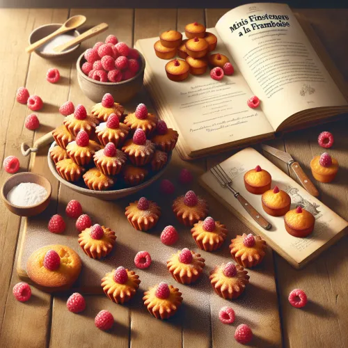 minis financiers à la framboise