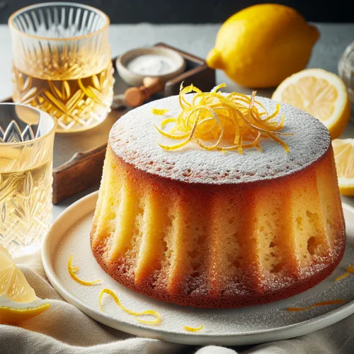 Moelleux au Beaumes de Venise et citron