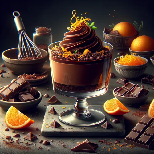 Mousse chocolat -orange