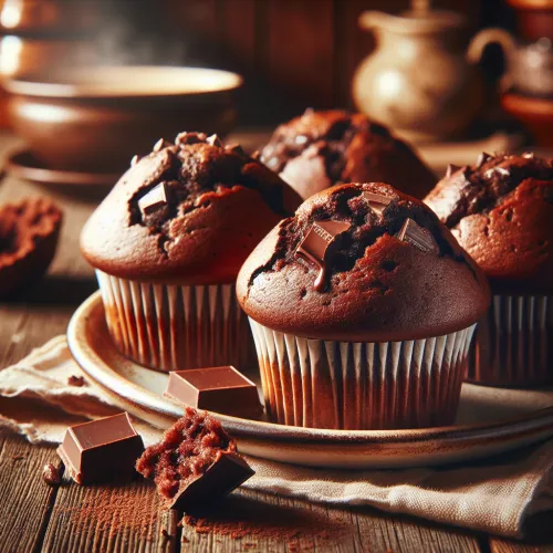 muffins au chocolat