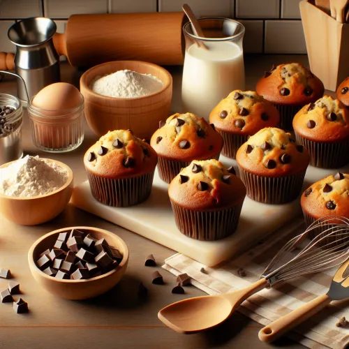 Muffins aux pépites de chocolat