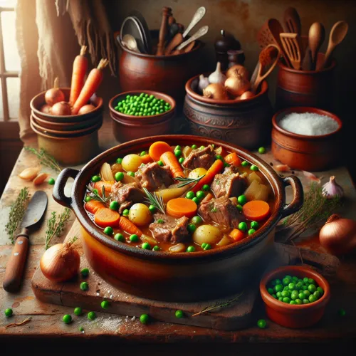 Navarin aux légumes de printemps