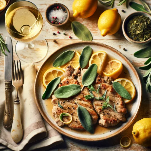 piccata de veau à la sauge