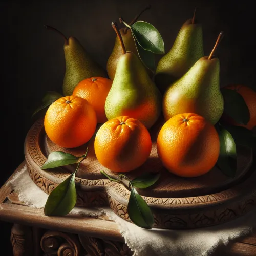 poires à l'orange