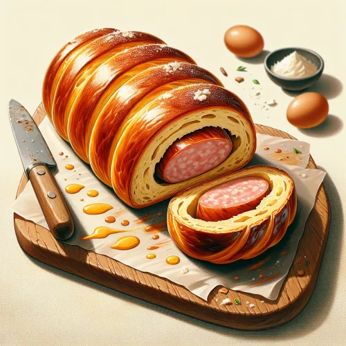 saucisson brioché