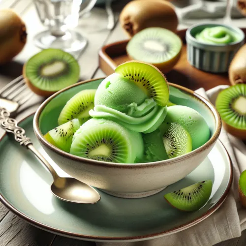 sorbet au kiwi
