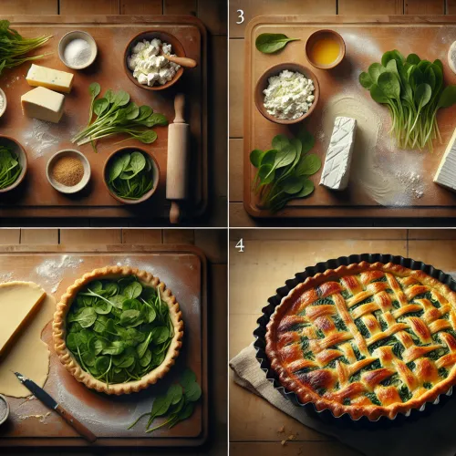 Tarte au cresson et fromage de chèvre