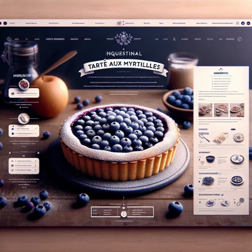 tarte aux myrtilles