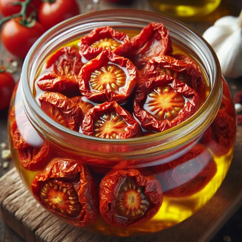 tomates confites à l'huile