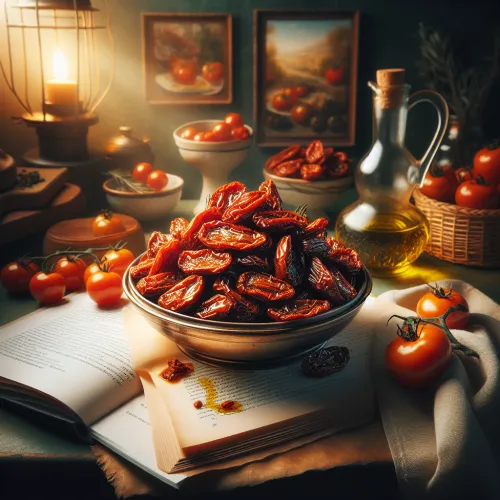 tomates confites à l'huile d'olive